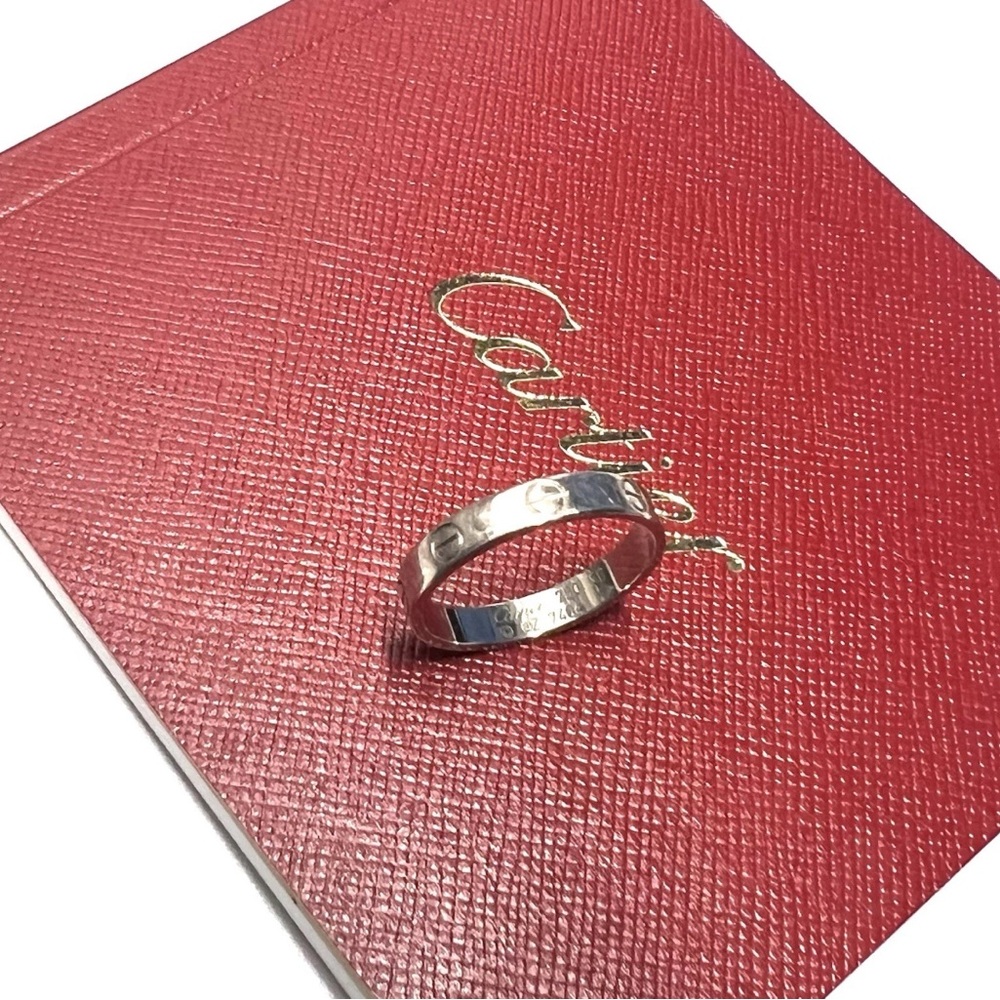 Cartier Mini Love Ring in White Gold